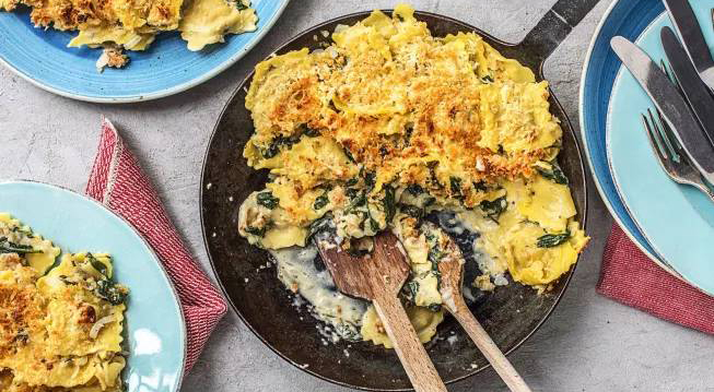 Gratinado de Ravioles